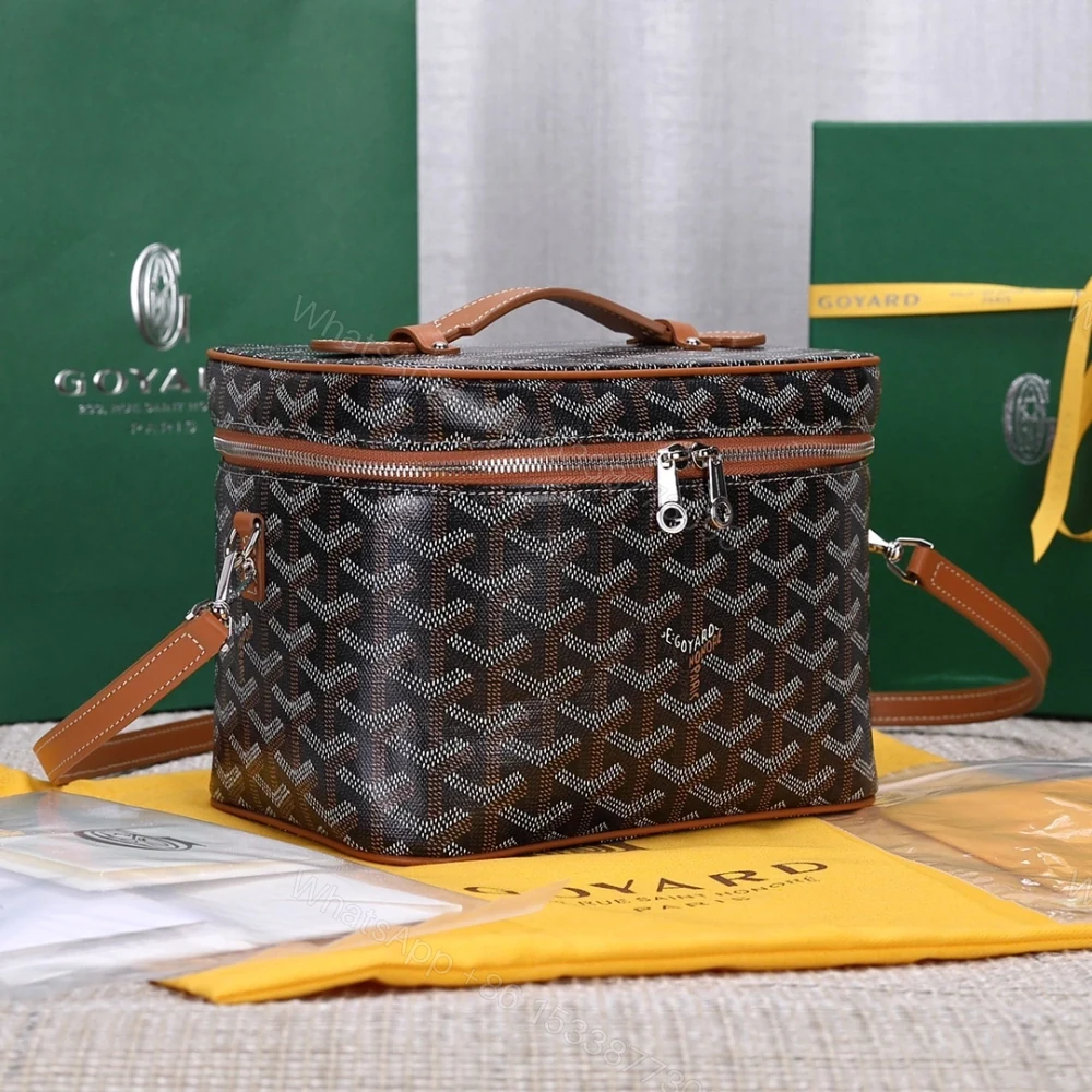 View 3 of 高仿Goyard*Muse系列MUSEVA4單價盒子包棕色免檢版