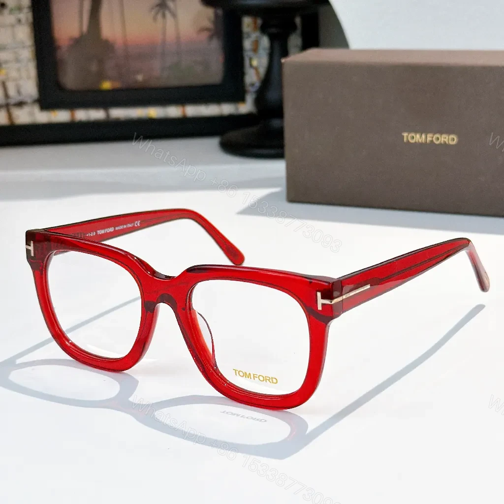 View 2 of Translucent Gray Acetate Rim Glasses with Gold Accents