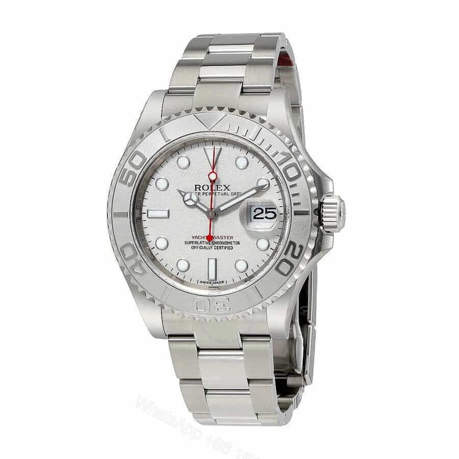 View 2 of Rolex Yacht-Master 40 116622 Super Clone : Rolesium Platinum Sunray Dial 40mm