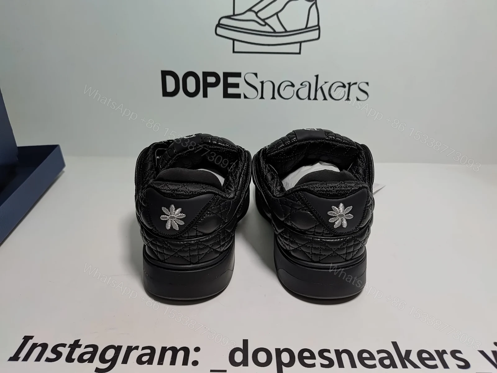 View 10 of Dior B9S Skater ERL Quilted Cannage Calfskin 'Black'