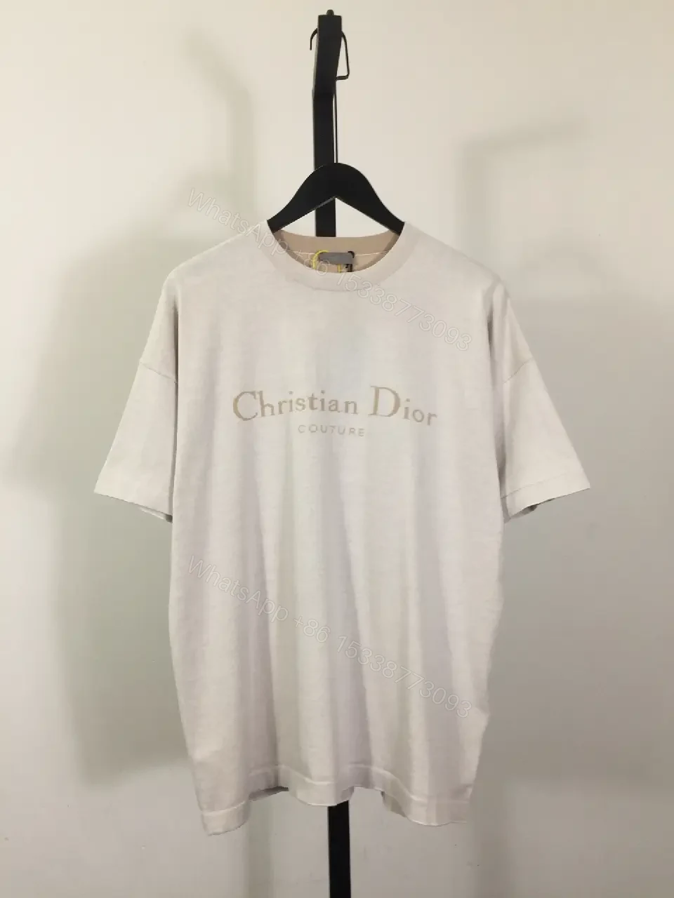 Softweight Couture Tee with Crest – Elevated Casual Essential — view 1