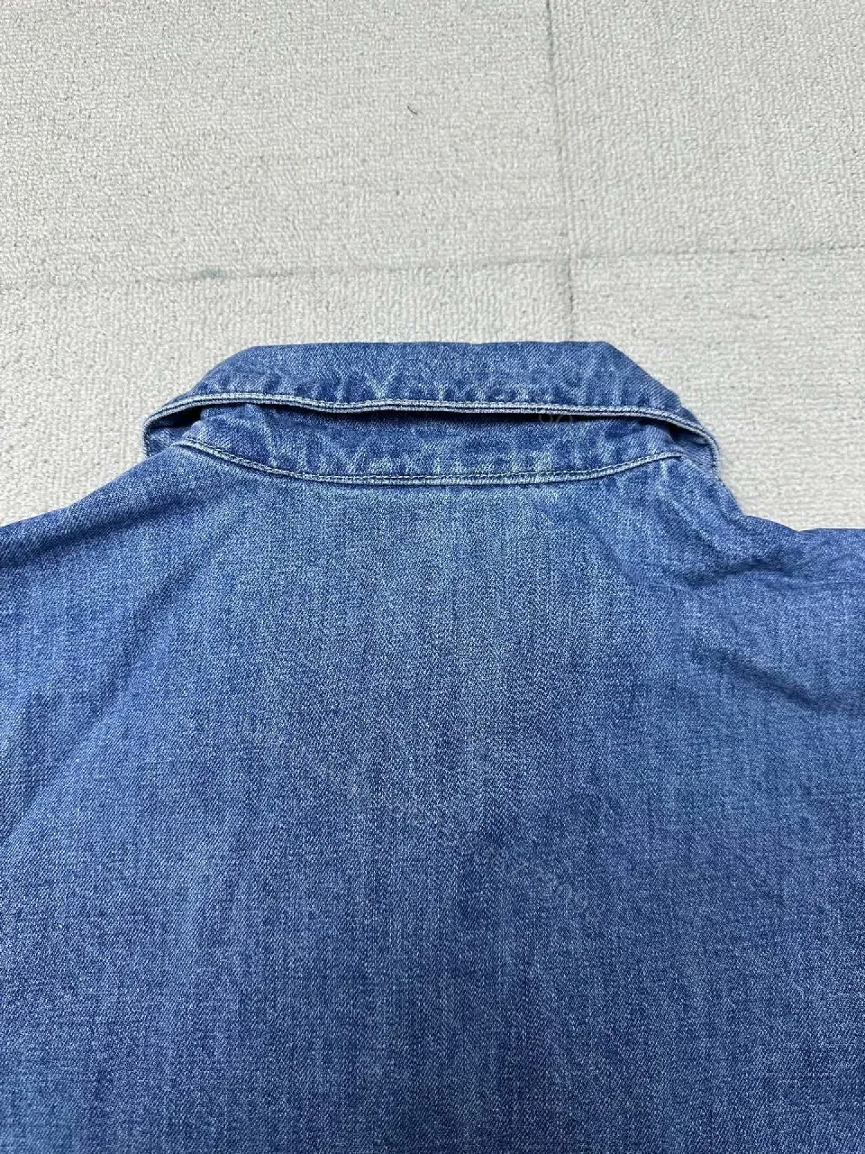 View 9 of Denim Jacket: Mid-Wash, Zipper Closure, Classic Edge