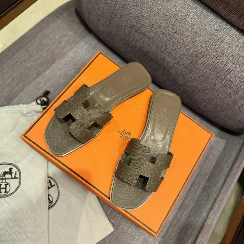 View 6 of HERMÈS ORAN SANDAL ETOUPE H202272Z X3340