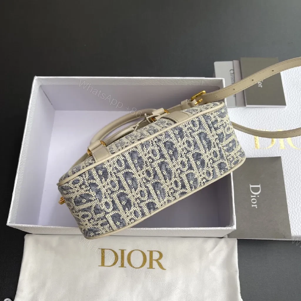 View 2 of Cream Leather Monogram Mini Bag: Chic Luxe Crossbody
