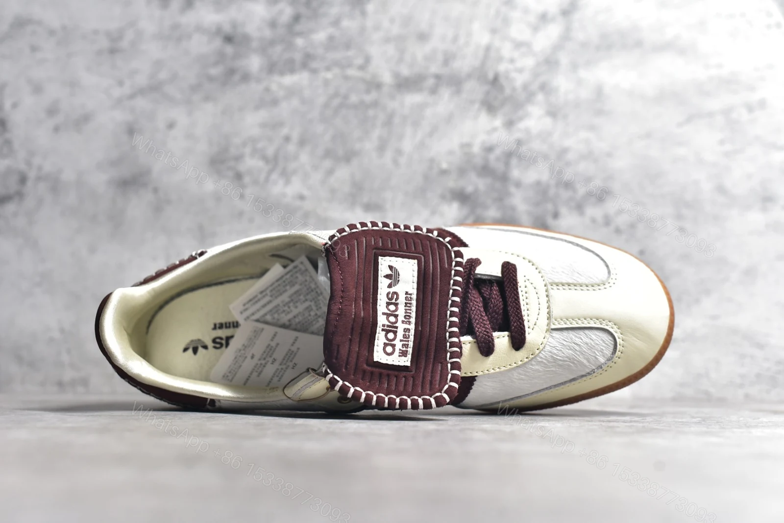 View 7 of adidas Samba Nylon Tonal Wales Bonner Cream White