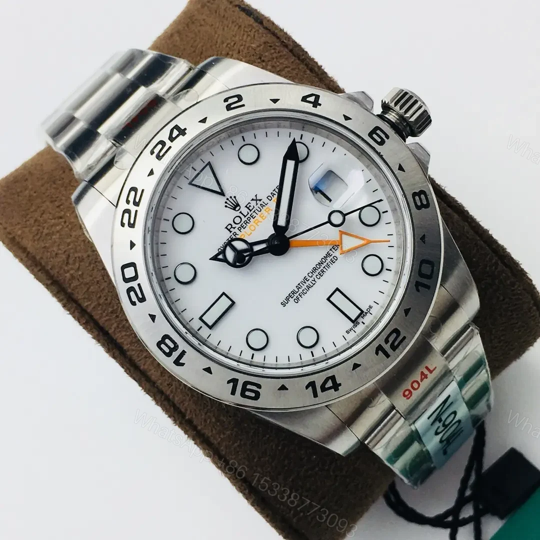 View 2 of Fake Rolex Explorer II Polar White Best Oyster Bracelet 42MM 226570-0001