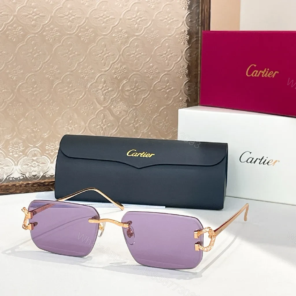 View 6 of Rose-Gold Titanium Sunglasses Case & Frames: Subtle Luxury