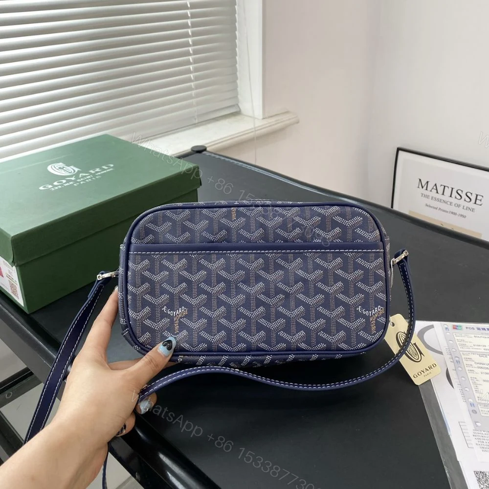 View 2 of GOYARD CAP VERT BAG DARK BLUE 23CM