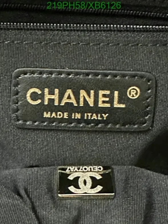 View 8 of Chanel Mini Boston Bag in Quilted Leather XB612665 1:1 Mirror