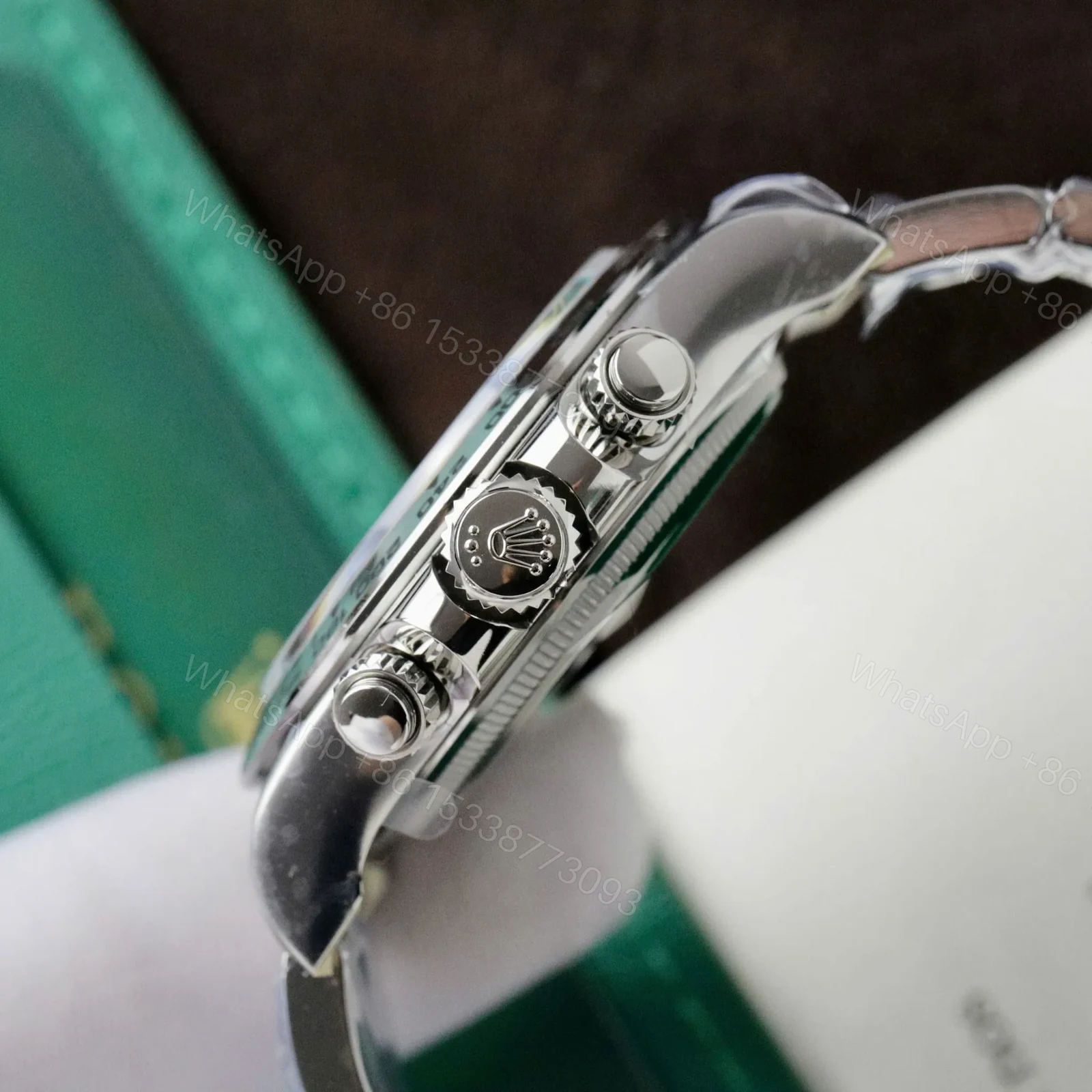 View 3 of Superclone Rolex Daytona Silver Dial 116509