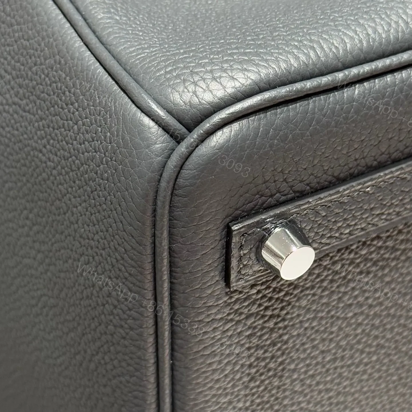 View 6 of HN 25 IN CHARCOAL GRAY SILVER HARDWARE