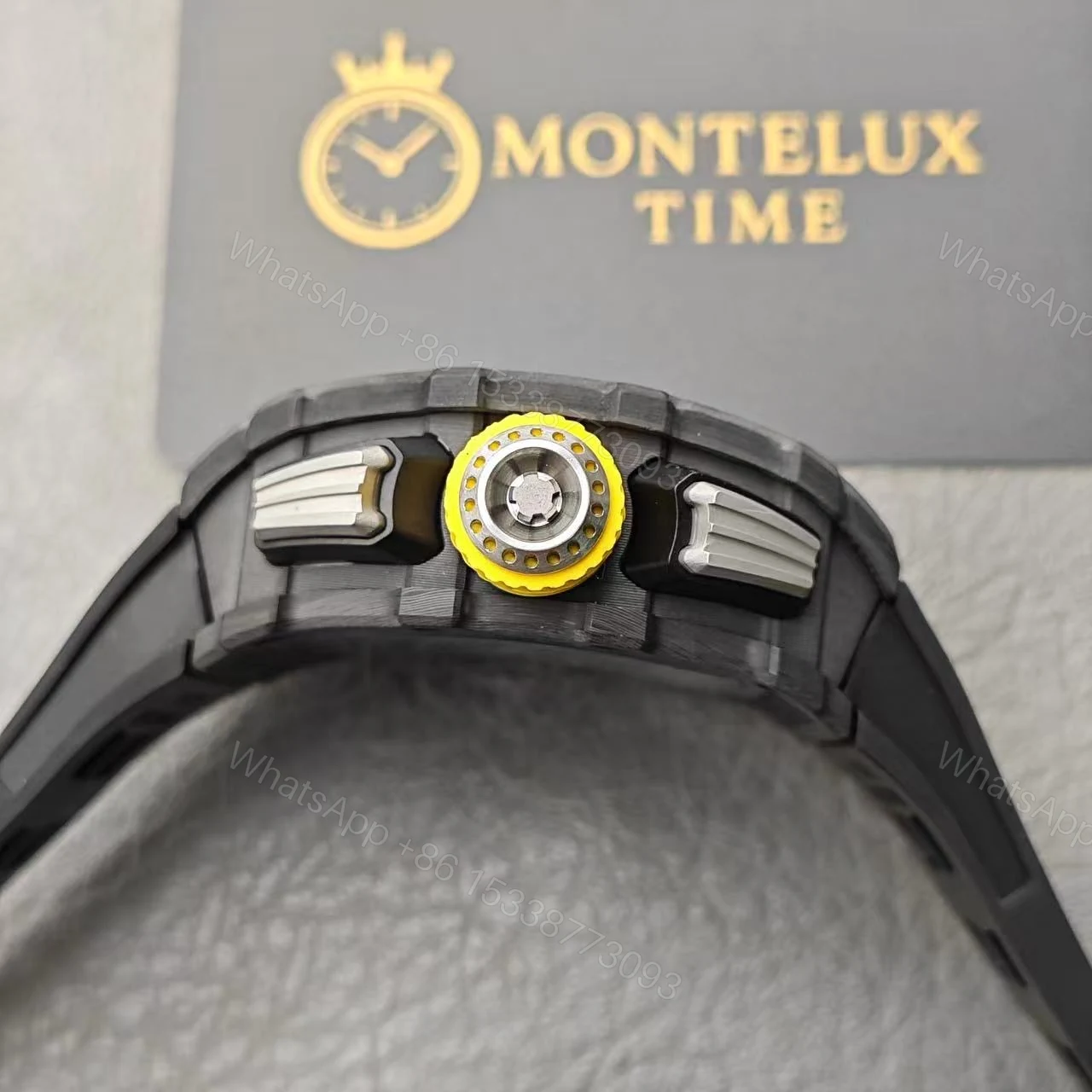 View 16 of Replica Richard Mille RM 11-03 Skeleton Dial Carbon Fiber Case Swiss Movement