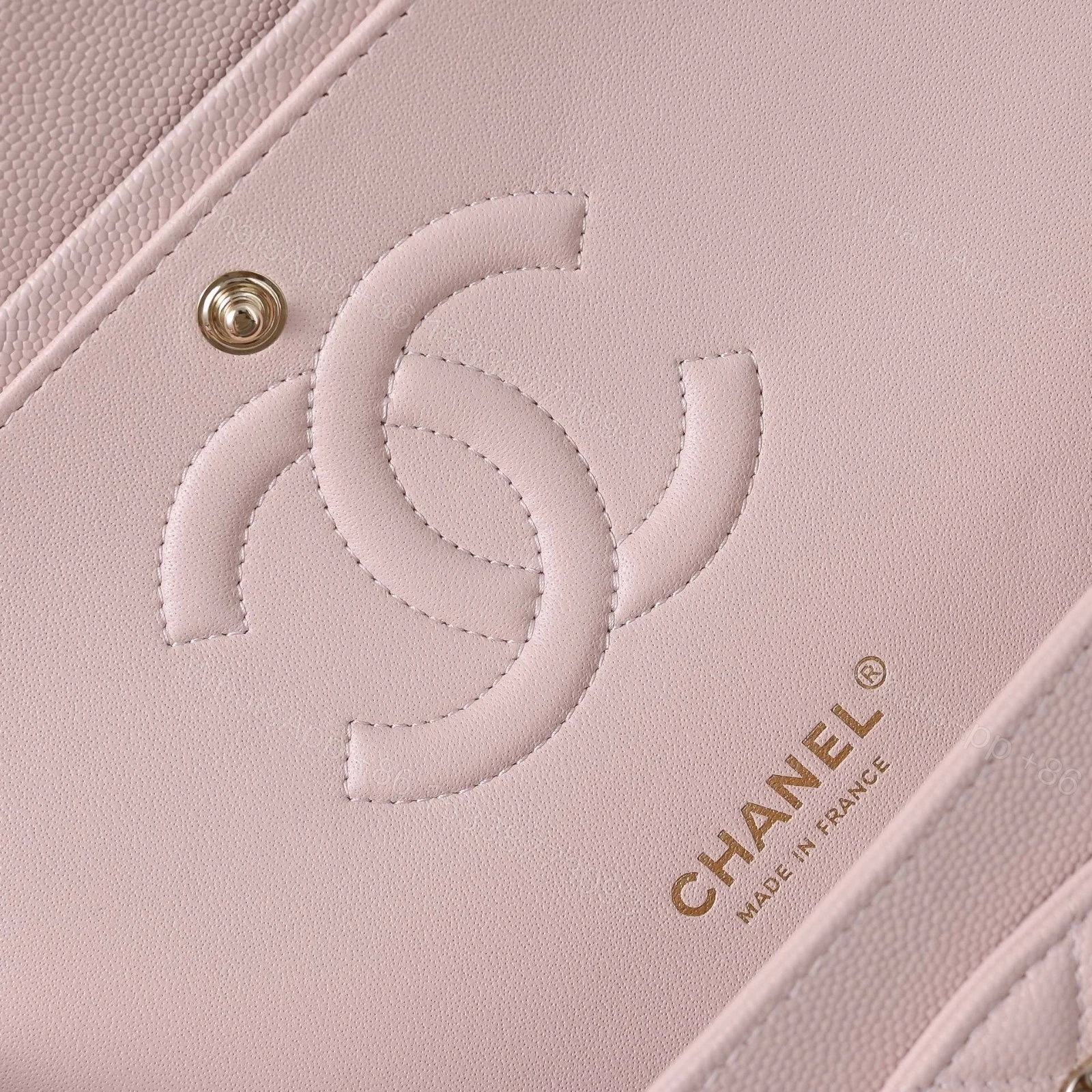View 5 of Chanel Classic Flap Medium Light Pink Sliver Hardware