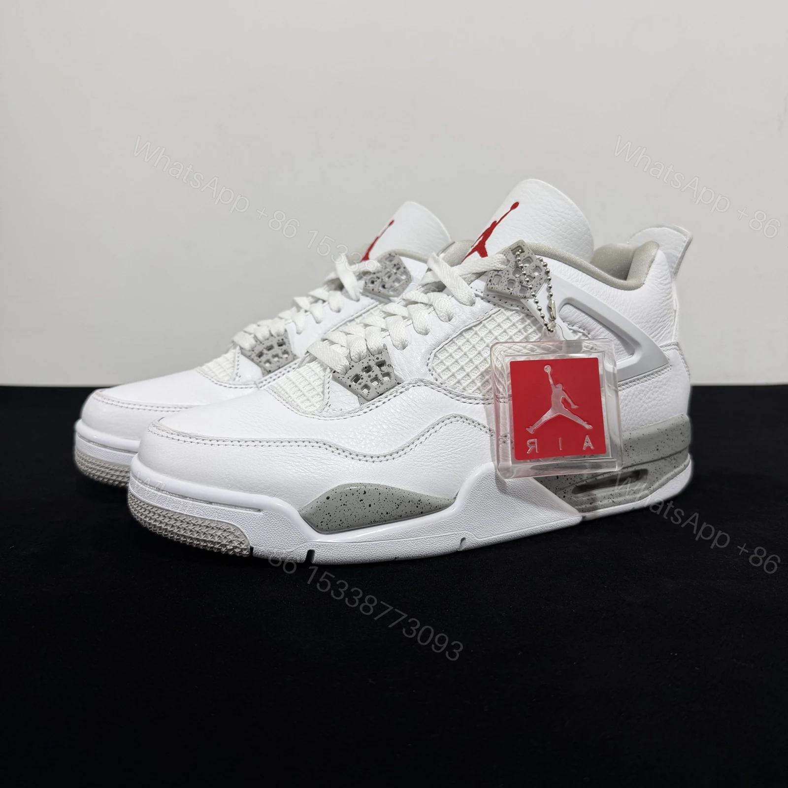 View 7 of Air Jordan 4 Retro White Oreo Reps