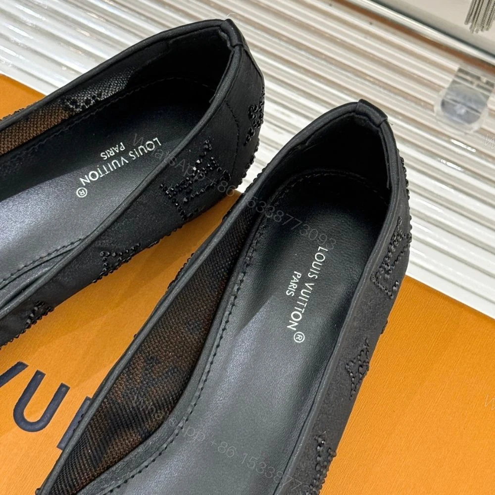 View 9 of Louis Vuitton Gala Flat Ballerina Black 1AIDR8