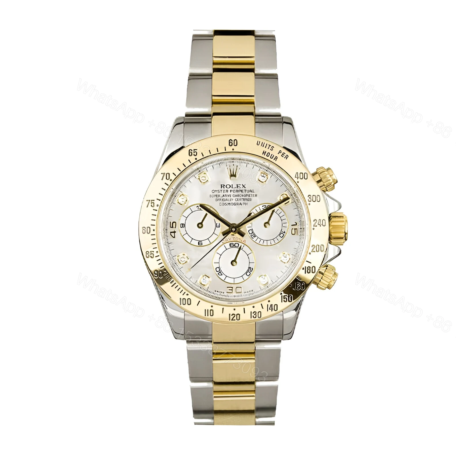 Rolex Daytona Two Tone White Dial 116523 Replica — view 1
