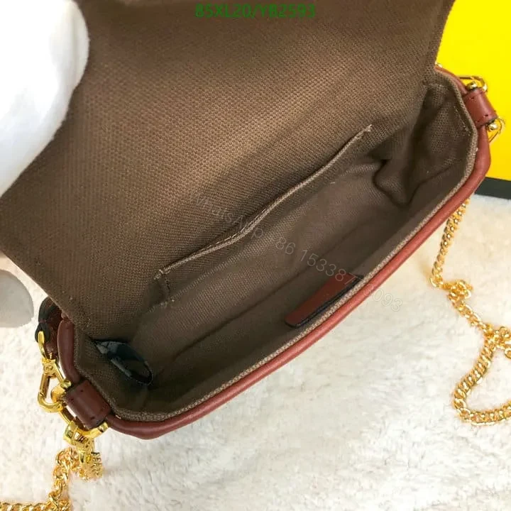 View 21 of Fendi Baguette Bag in Fish-Eye Motif Canvas YS24742 – Stylish Design