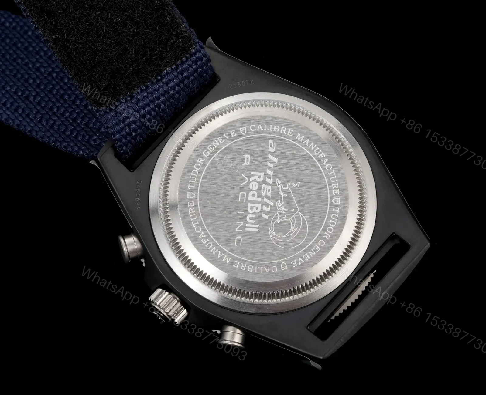 View 8 of Tudor Pelagos Chronograph Turquoise Dial Navy Fabric Strap Premium 43MM M25807KN-0001