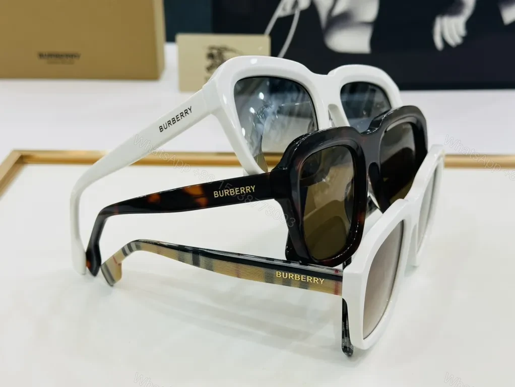 View 4 of Black acetate Bold Geometry Sunglasses - Premium Polarized UV400