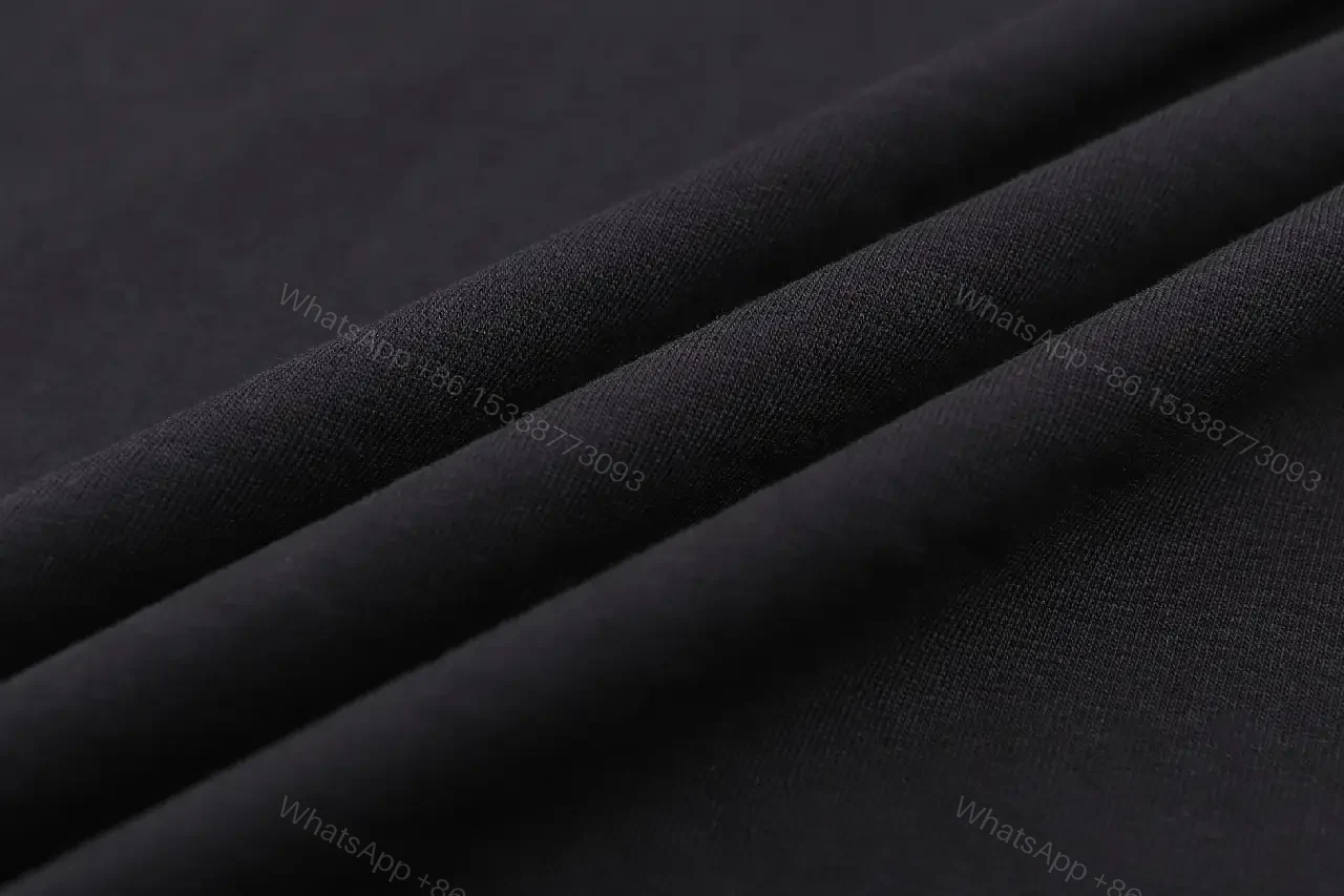 View 5 of Black Fabric Casual Oversized Tee Distressed BALENCIAGA Logo T-Shirt