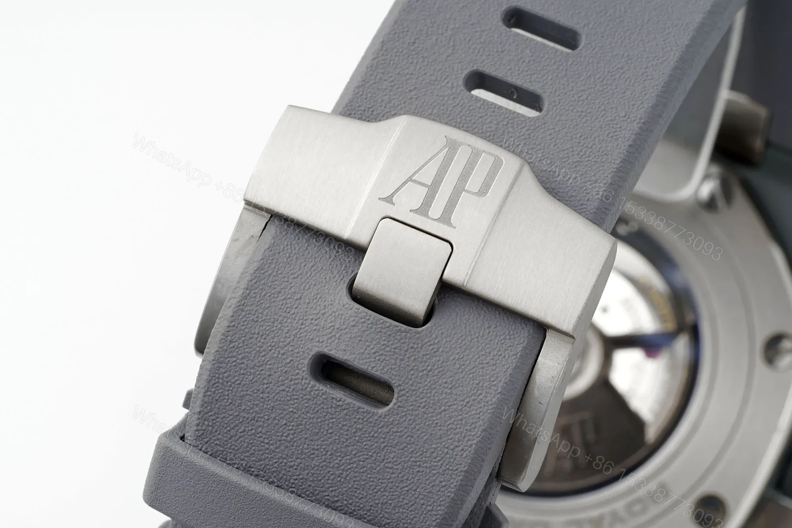 View 9 of KZ Factory Royal Oak Offshore 26400 Series Watch – Grey Ceramic, Blue Dial, Chronograph Style