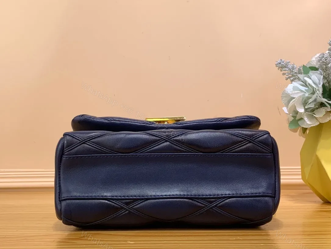 View 4 of Louis Vuitton LV Go-14 Handbags Dark Blue 23cm
