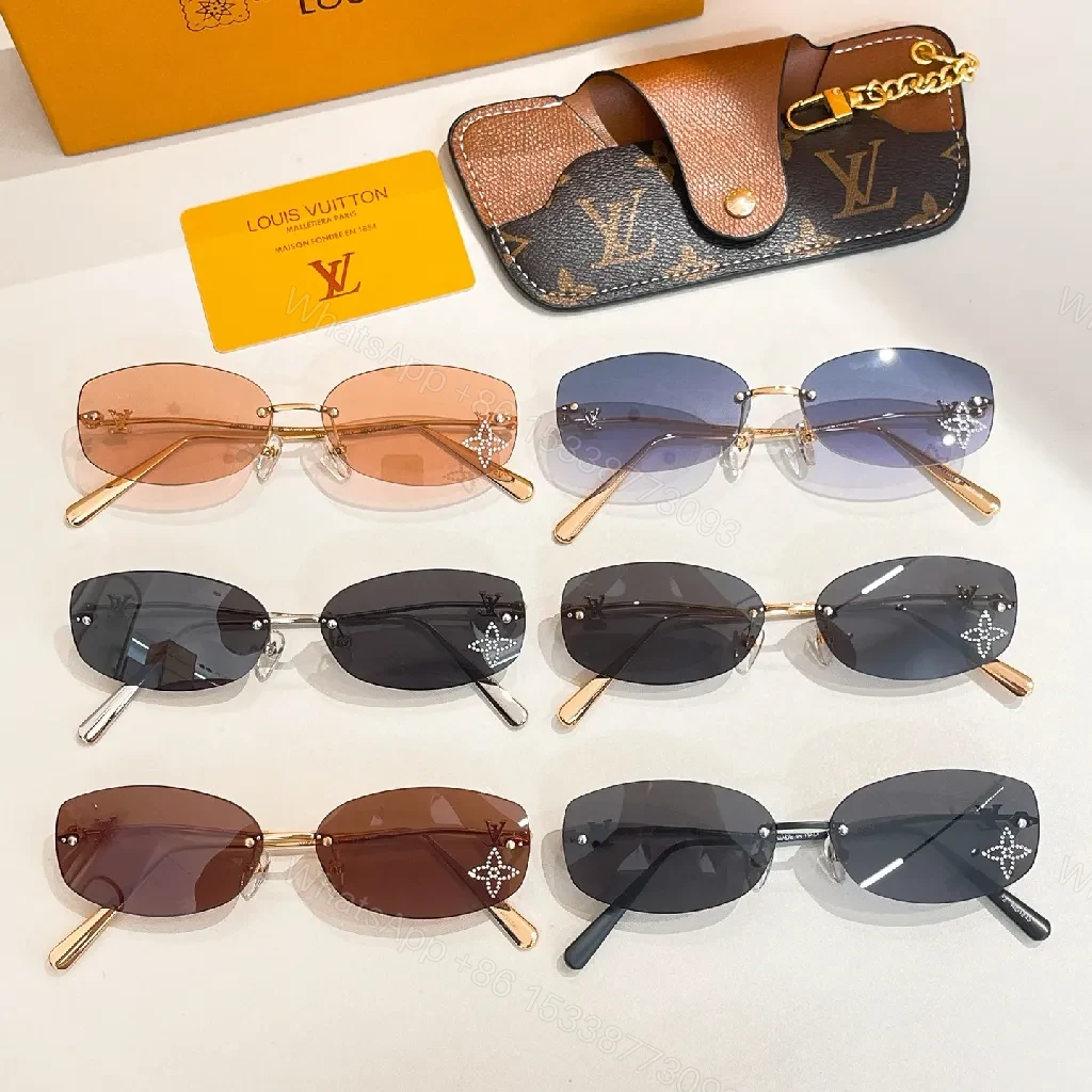 View 3 of Bold Modern Luxury Sunglasses with LV Detailing