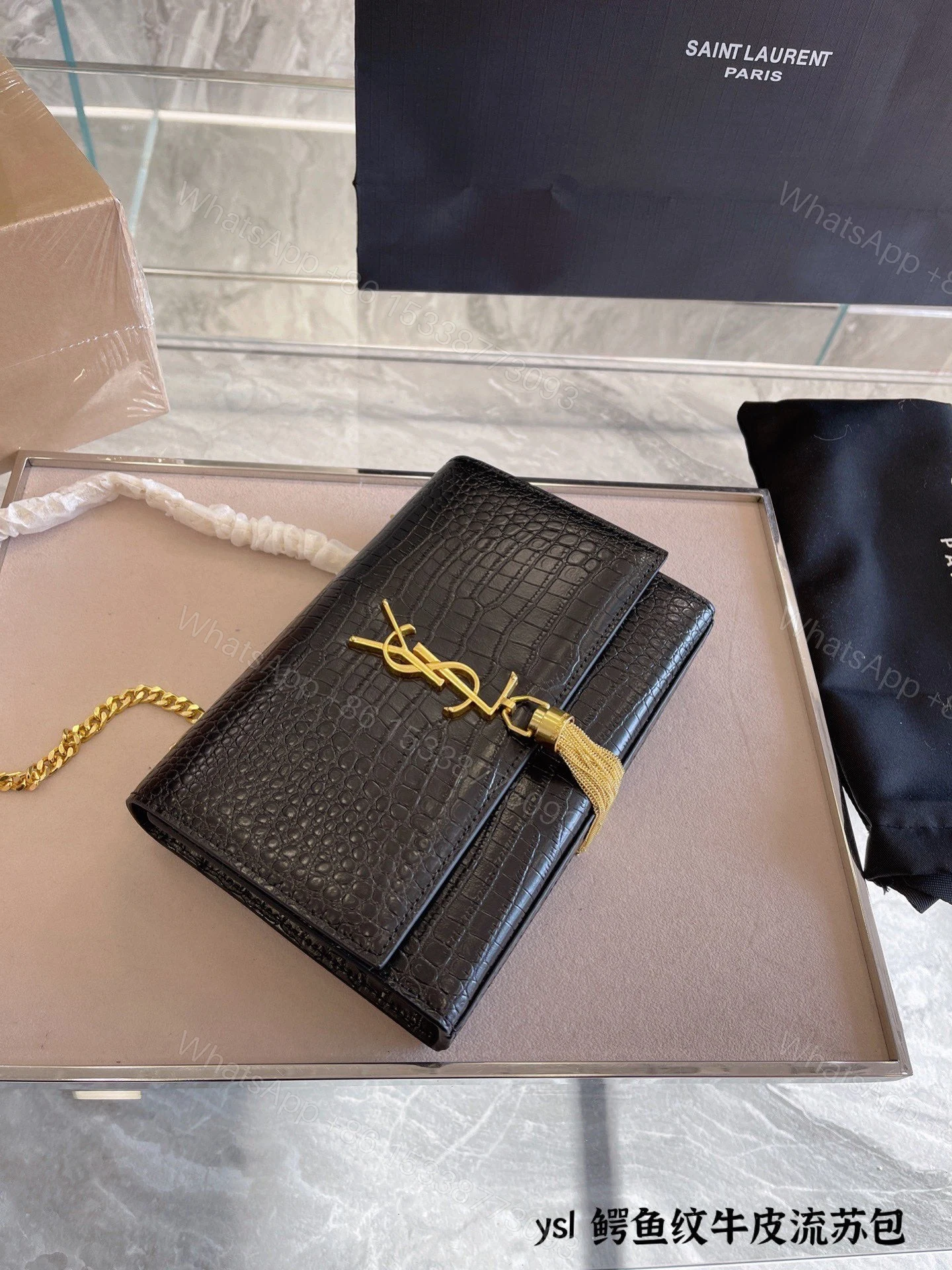 View 5 of Saint Laurent Kate Medium Tassel Shoulder Bag Women