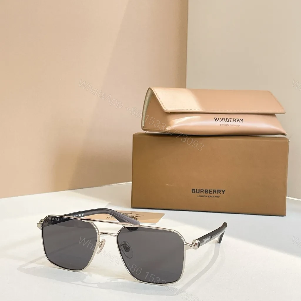 View 5 of Minimalist Gold-Tone Eyewear: Rectangular Luxury Frames