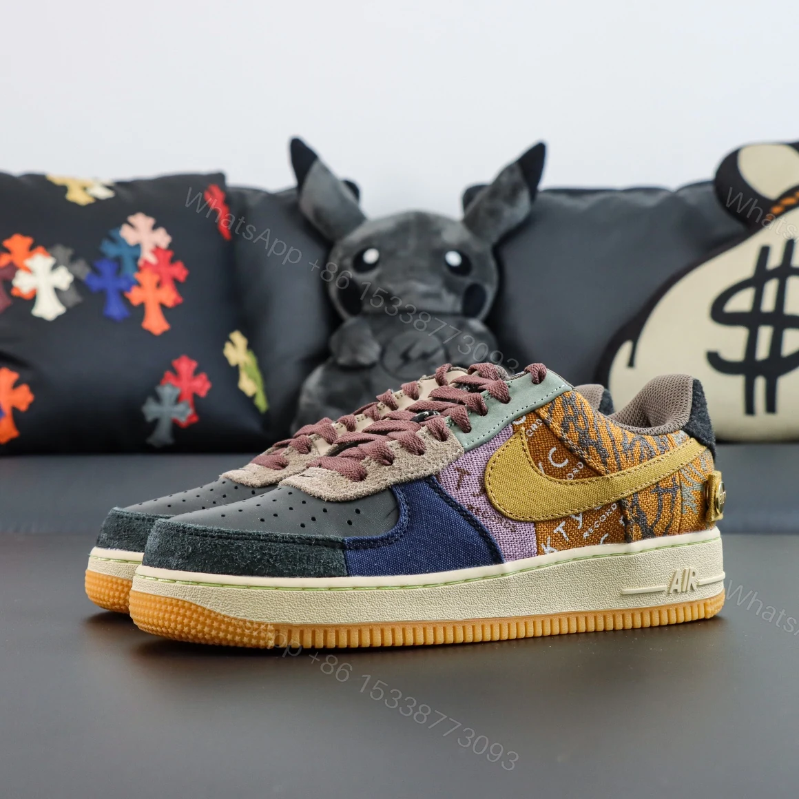 View 9 of Travis Scott Air Force 1 Cactus Jack TS