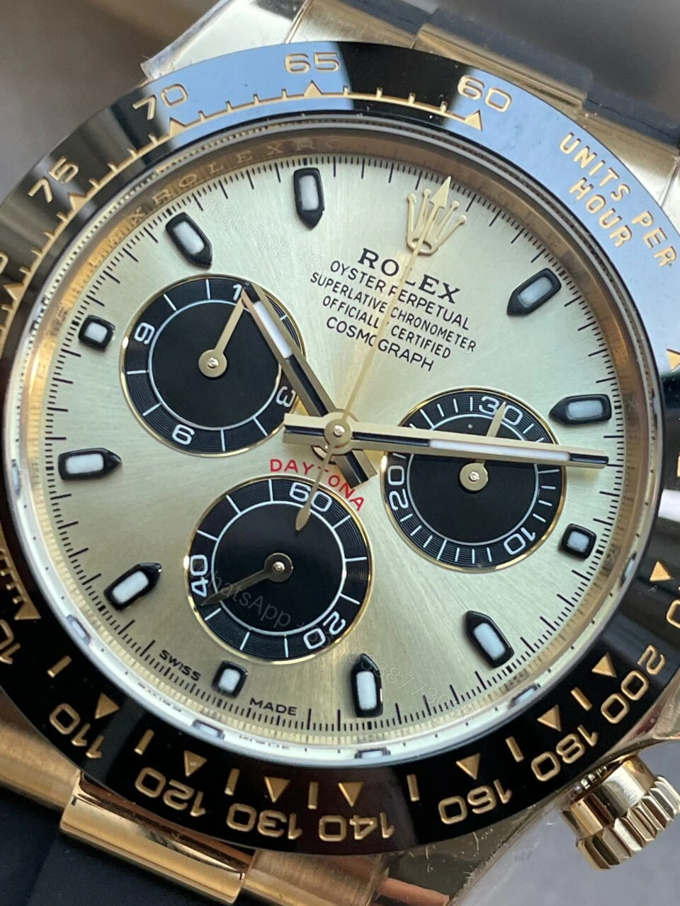 View 6 of BTF factory 1:1 Rolex Daytona 116518 Best Edition YG/Black Dial SA4130 V2