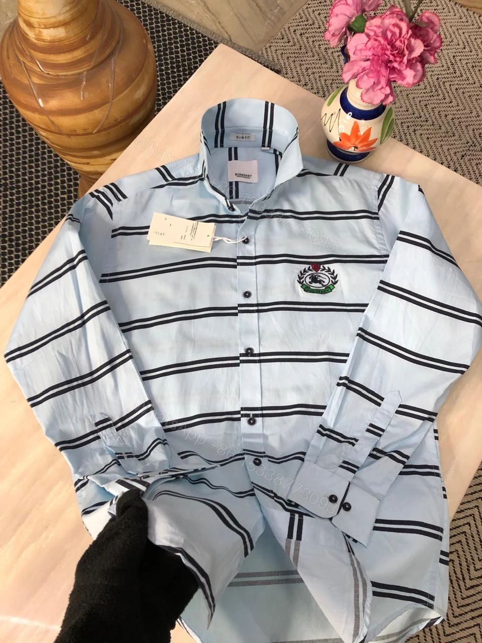 View 6 of First Copy Burberry Cotton Fabric Shirt
