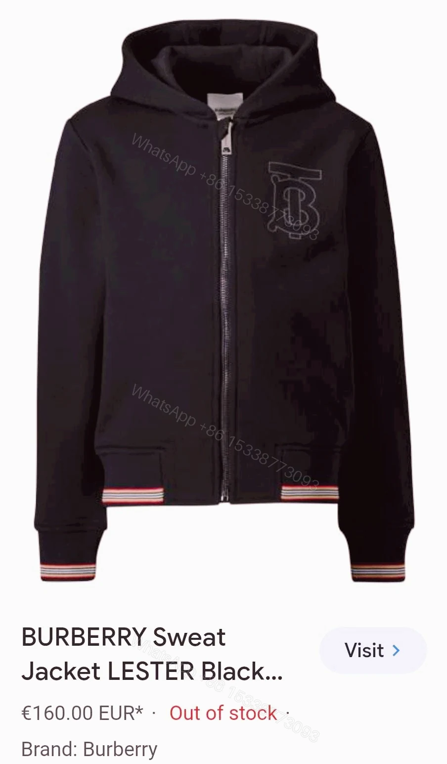 View 5 of FIRST COPY BURBERRY IMPORTED TWEED JACKETS