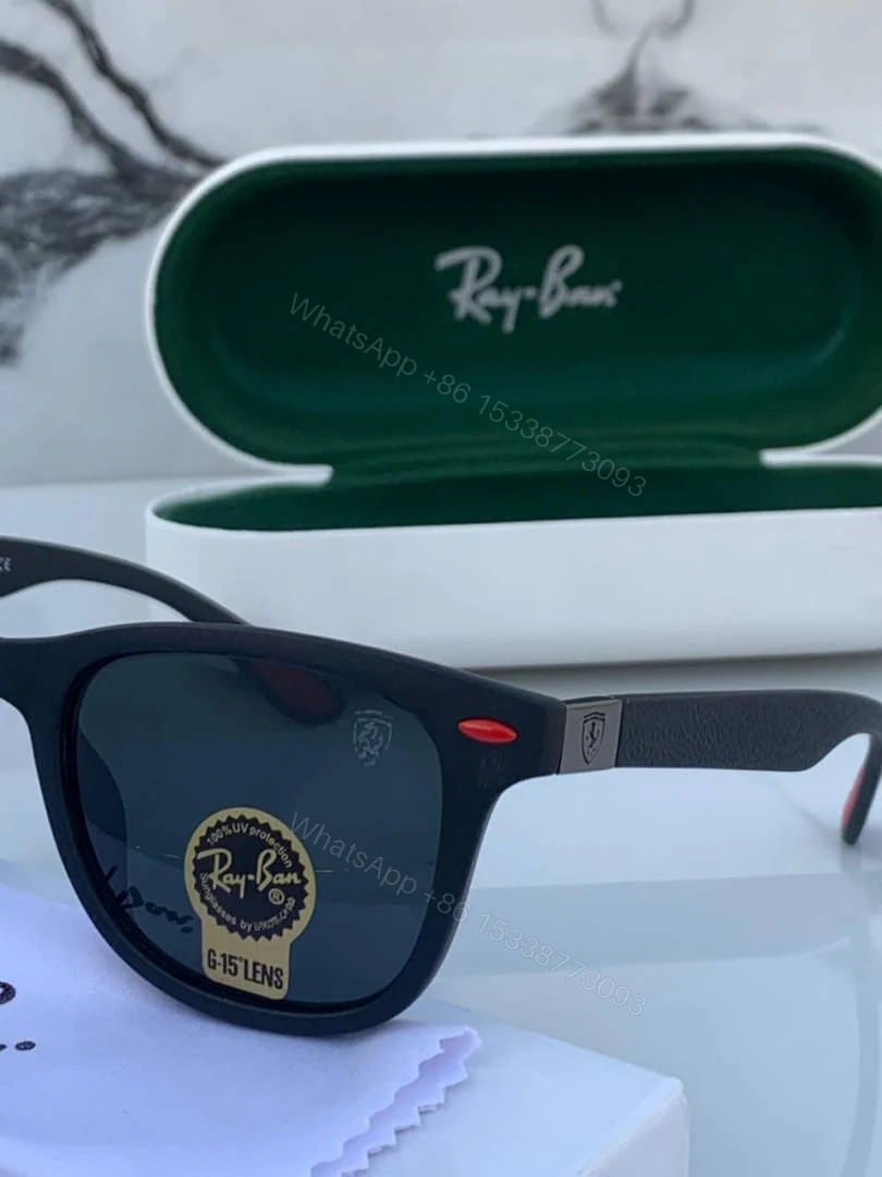 View 5 of First Copy RayBan 4195 Matte Black Sunglasses