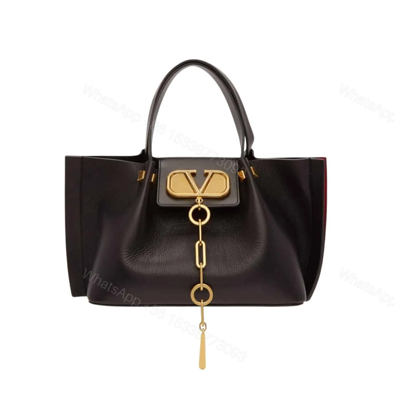 VALENTINO GARAVANI MEDIUM VLOGO ESCAPE BAG BLACK 26CM — view 1