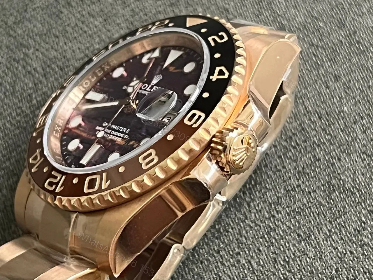 View 11 of Rolex GMT-Master II 126715CHNR Tiger Iron Dial