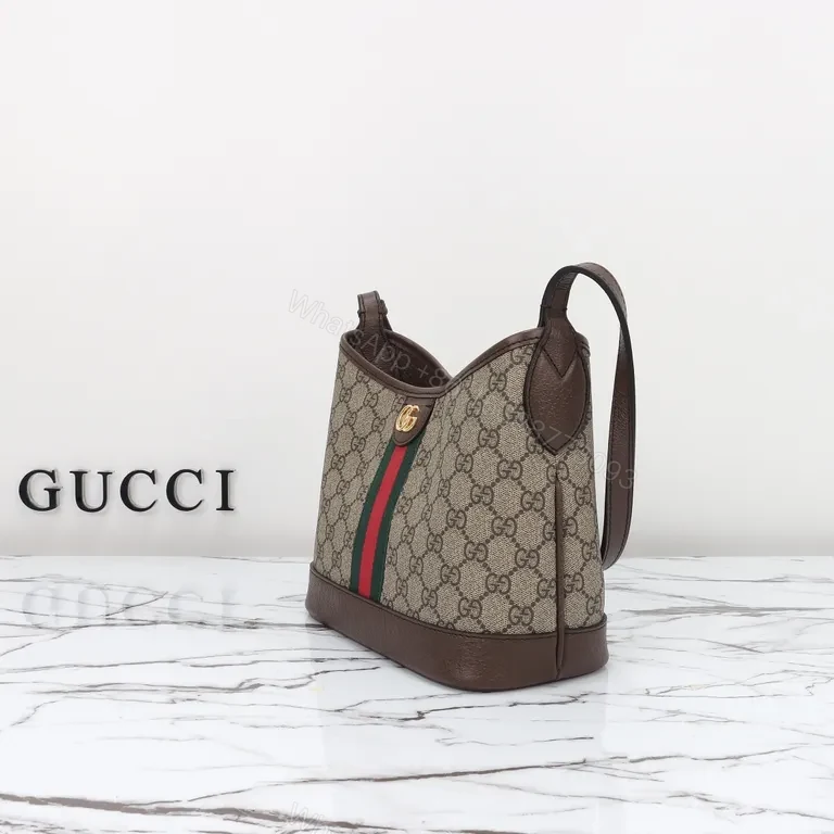 View 6 of G GG Supreme Shoulder Bag: Signature Craft & Versatility