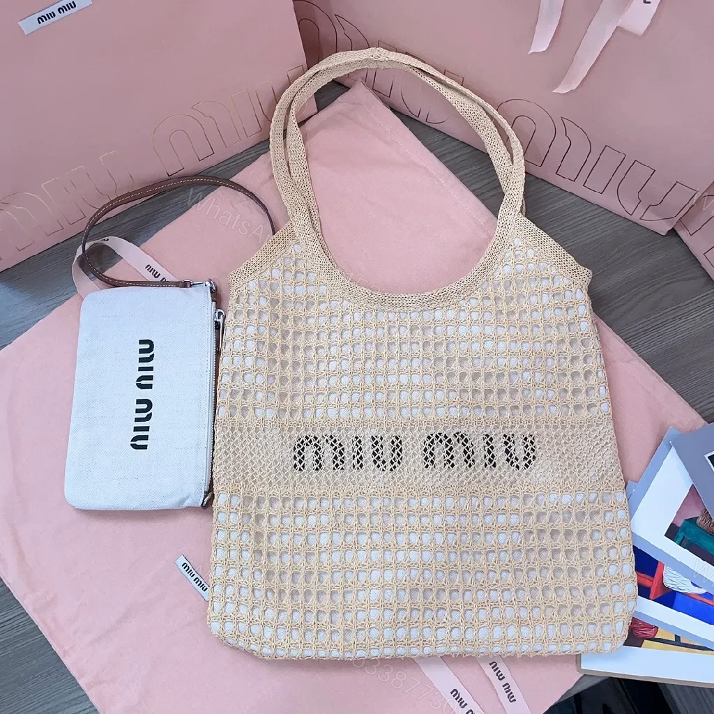 Breathable Net Tote with Subtle Logo Detail Tote — view 1