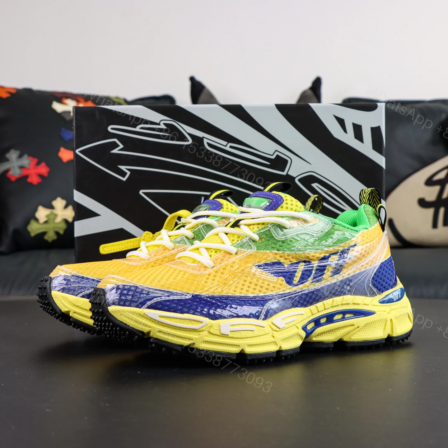 Off White Be Right Back Multicolor Print Reps — view 1