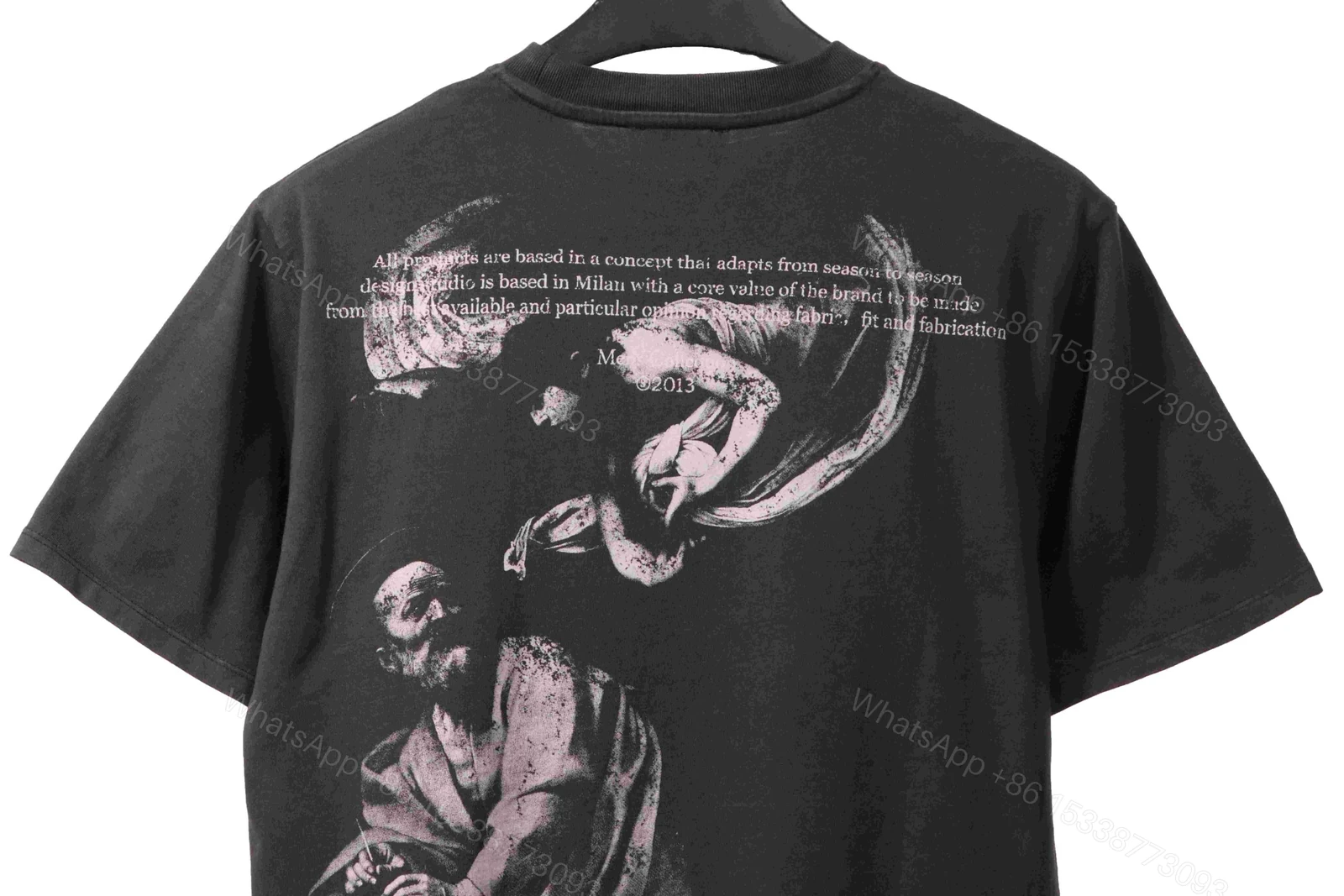 View 2 of Off White Matthew Skate Logo Print T-Shirt