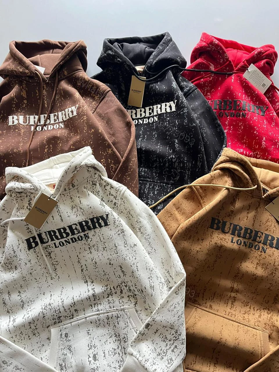 FIRST COPY BURBERRY PREMIUM QUALITY COTTON FLEECE HOODIE — view 1