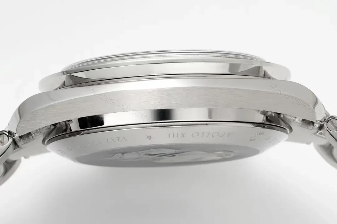 View 7 of Omega Speedmaster Professional Chronograph Watch White Dial Stainless Steel 44mm Automatic Movement 9300 Sapphire Crystal Water Resistant