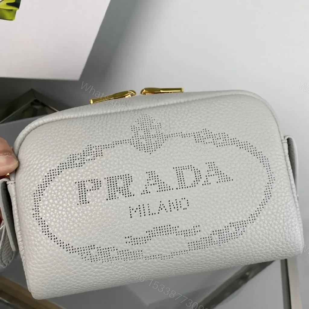 View 2 of Small Structured Crossbody: Luxe Pebbled Leather, Gold Hardware, Compact