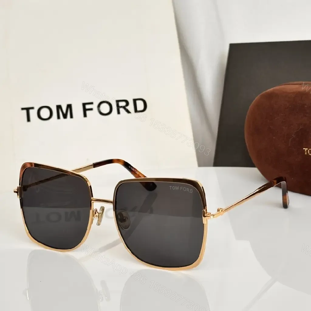 View 2 of Refined Rose-Gold Sunglasses with Sculpted Frame Detailing