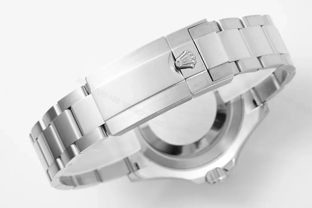 View 9 of OW Factory Clean Factory Rolex Yacht-Master 40mm Black Dial Stainless Steel