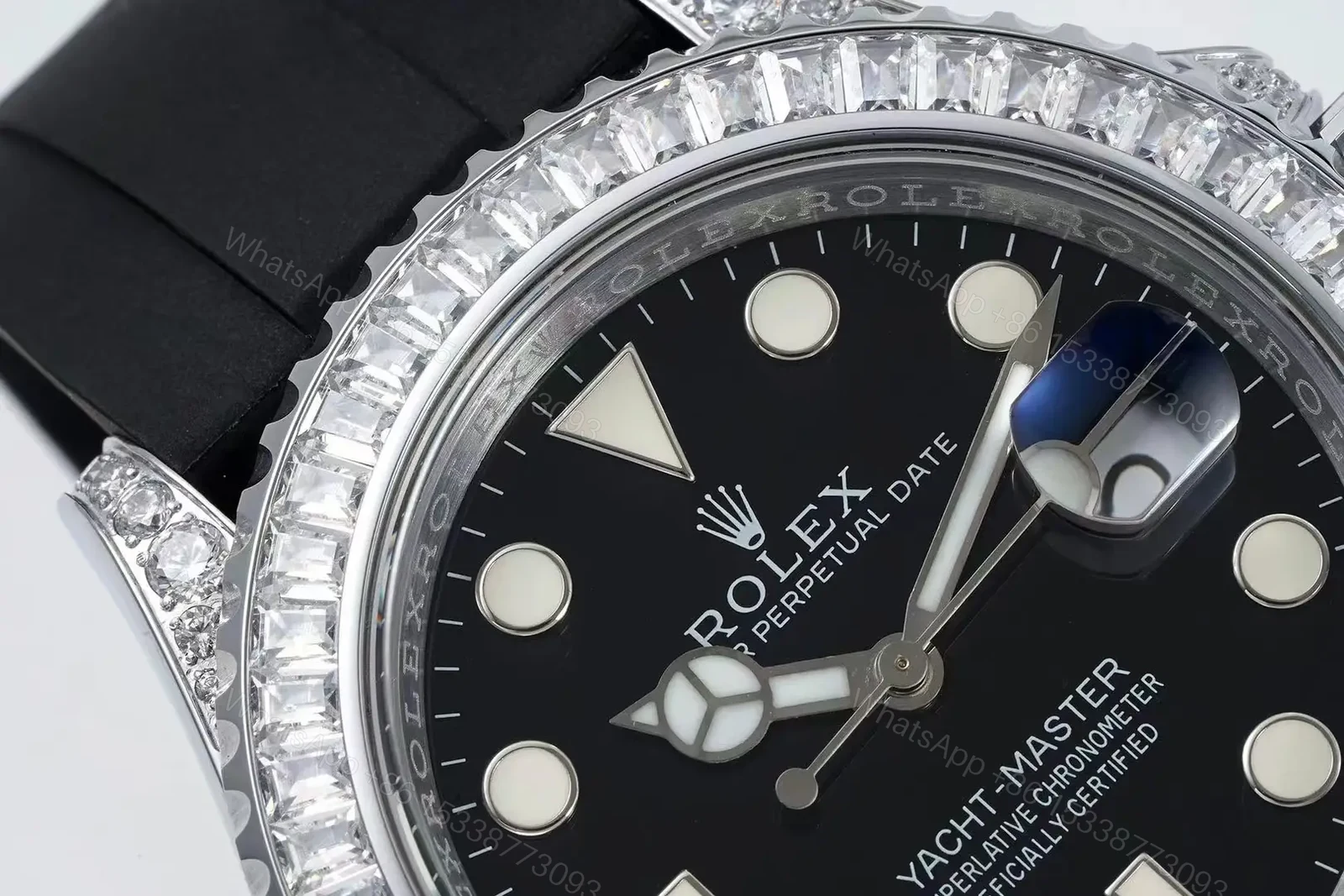 View 4 of Rolex Yacht-Master 42 226679TBR White Gold TBR Diamond Bezel 42mm RLX-YM-226679TBR-WG-DIA42-V2
