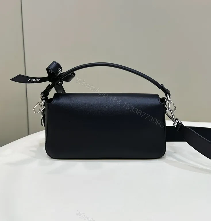 View 6 of Gaguette Bag: Sleek Black Leather Luxury Crossbody Bag