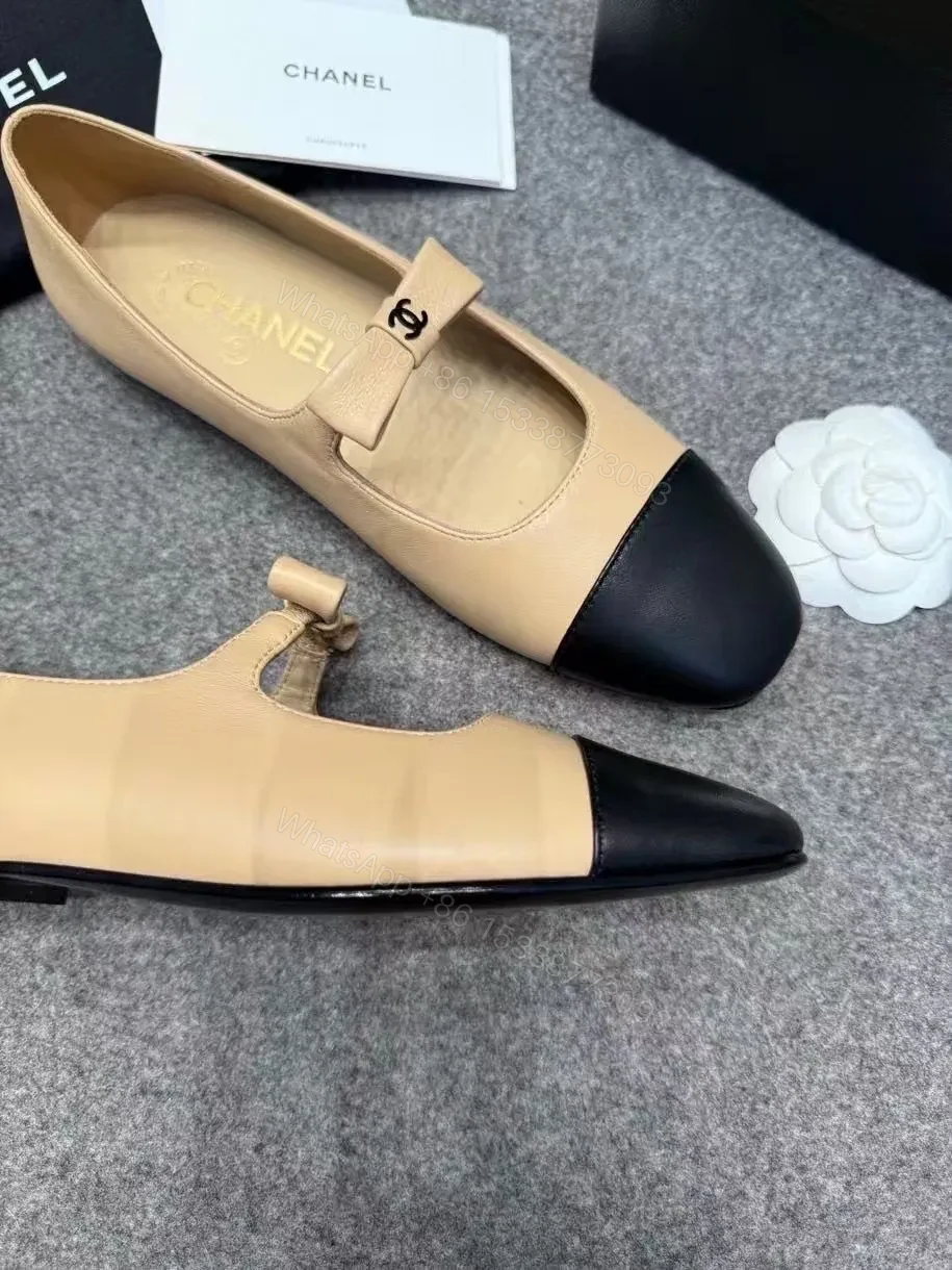 View 7 of Two-Tone Leather Loafers: Subtle Black Cap Toe, Sophisticated Neutral