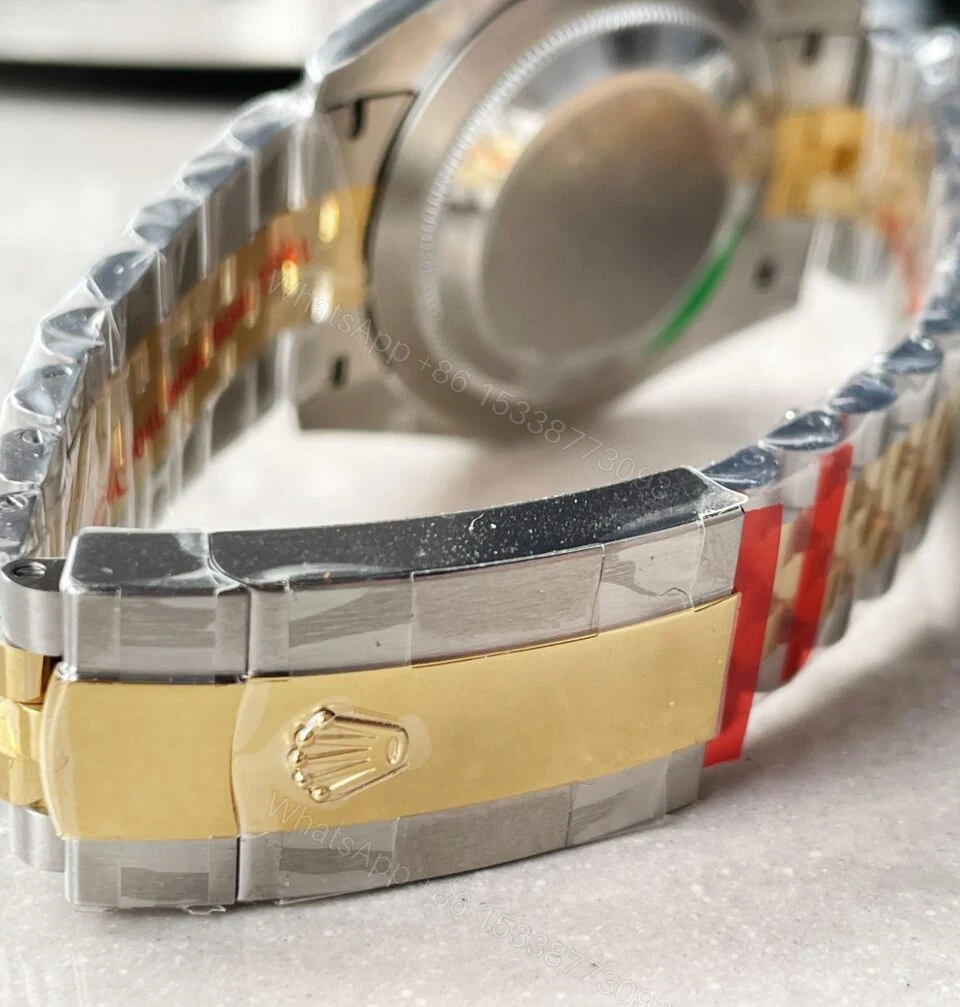 View 12 of EW Factory 1:1 Rolex DateJust 41 126333 SS/YG Best Edition 904L Steel White Stick Dial