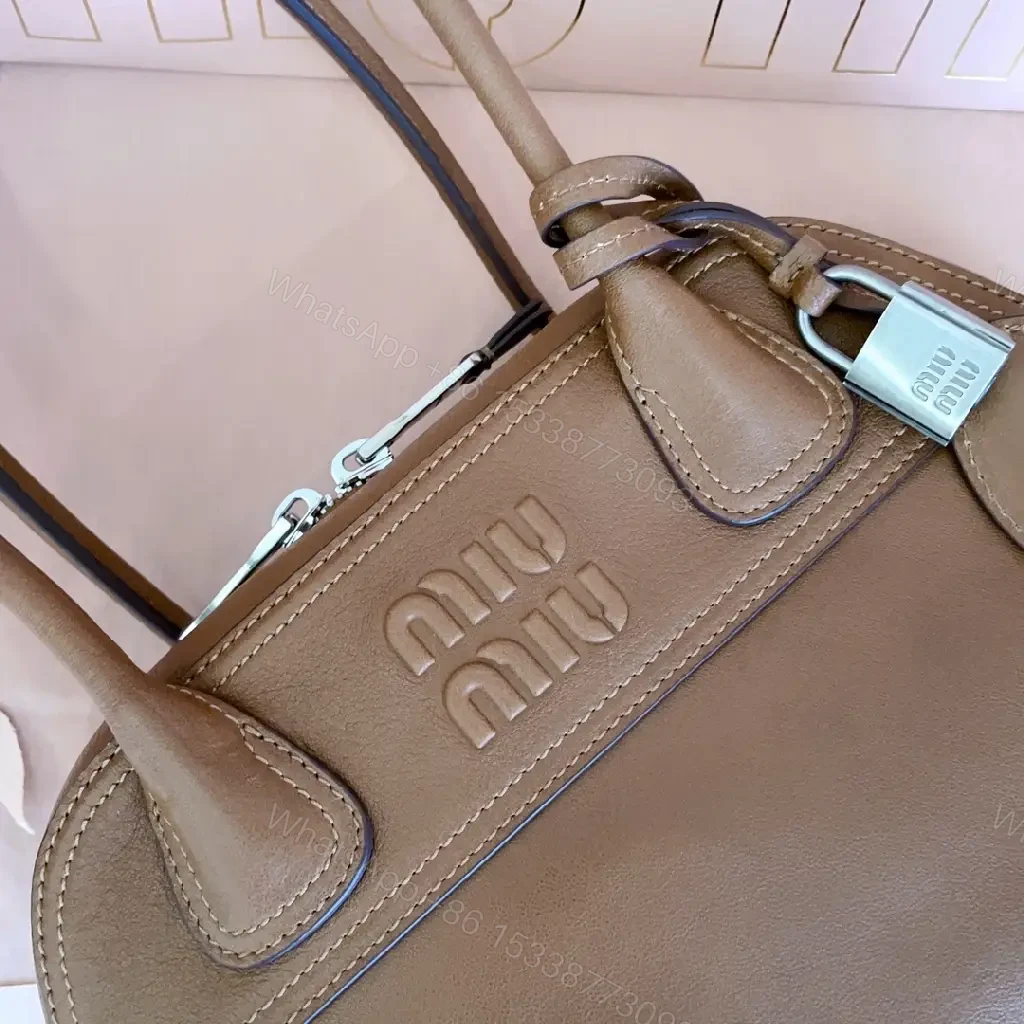 View 5 of Caramel Leather Satchel: Structured, Minimal Branding, All‐Day Essential